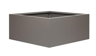 Bloembak vlak - 90x90x40 cm Taupe