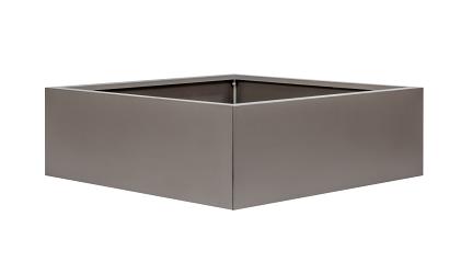 Plantenbak Vlak Taupe 120x120x40 cm