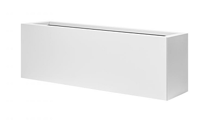 Bloembak vlak - 30x210x40 cm Wit