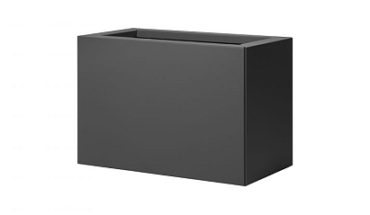 Bloembak vlak - 30x60x40 cm Antraciet