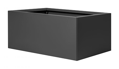 Bloembak vlak - 60x90x40 cm Antraciet