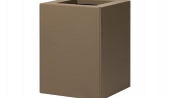 Bloembak vlak - 30x30x40 cm Supra bruin