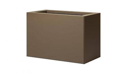 Bloembak vlak - 30x60x40 cm Supra bruin