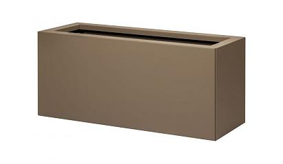 Bloembak vlak - 30x90x40 cm Supra bruin