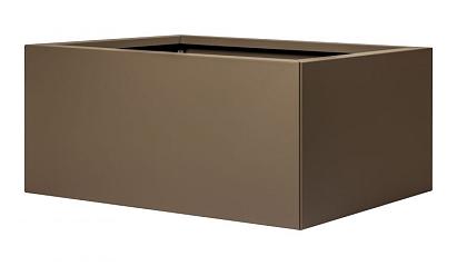 Bloembak vlak - 60x90x40 cm Supra bruin