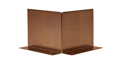 Uitwendige hoek Double (flg) 27.7 cm - Corten