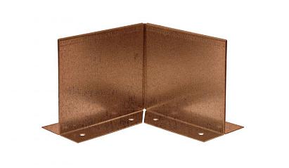 Inwendige hoek Double (flg) 27.7 cm - Corten