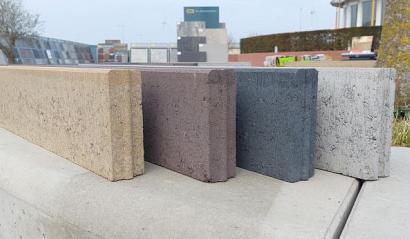 Opsluitband 6x20x100cm zand beige