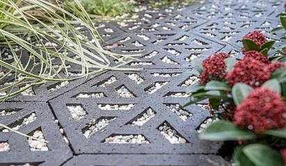 SCHELLEVIS ® OUD HOLL. HEXAGON OPEN 37,5X37,5X7 CM ANTRACIET