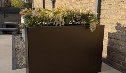 Plantenbak Vlak Supra Bruin 60x30x80 cm