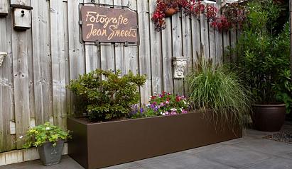 Plantenbak Vlak Supra Bruin 90x90x80 cm