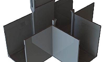 ACO SlimLine T-stuk (zonder rooster)