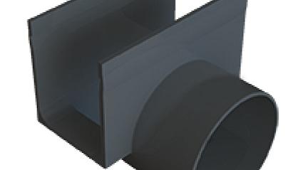 ACO SlimLine zijloop 80mm