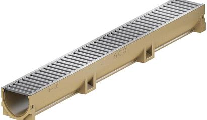 Euroline goot, L=1000mm, H60 verzinkt