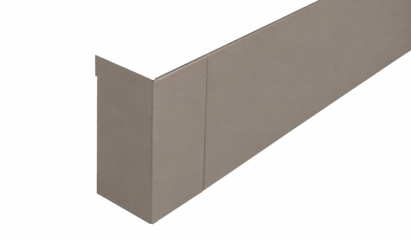 Hoekstuk Uitwendig Taupe 15x15x28 cm