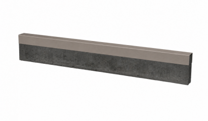 U-profiel Taupe gelijkzijdig 300 cm - voor opsluitband 5 cm