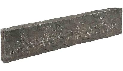Opsluitband Vietnamese basalt 100x20x6 cm rondom bekapt