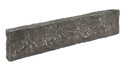 Opsluitband Vietnamese basalt 100x20x6 cm rondom bekapt