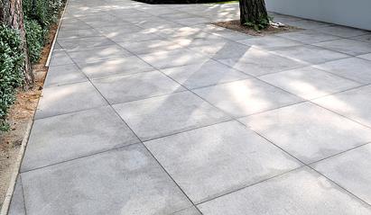 Orient Dark tegel gevlamd + facet 100x100x3 cm.