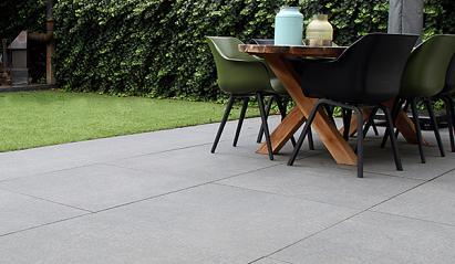 Solido Ceramica 30MM Pietra Basalto tegel 90x90x3 cm.