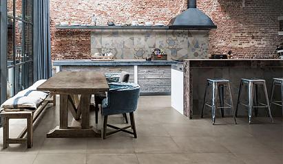 One 20MM Cement tegel 60x60x2 cm.