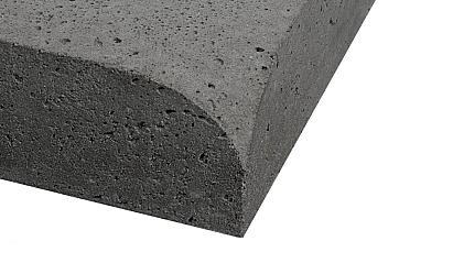 SCHELLEVIS ® OUD HOLL. ZWEMBADRAND HOEK (100X100X5 CM) CARBON