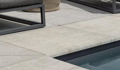 SCHELLEVIS ® OUD HOLL. ZWEMBADRAND HOEK (100X100X5 CM) GRIJS