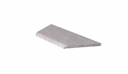 SCHELLEVIS ® OUD HOLL. ZWEMBADRAND HOEK LINKS (100/60X40X5 CM) GRIJS