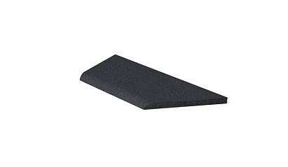 SCHELLEVIS ® OUD HOLL. ZWEMBADRAND HOEK LINKS (100/60X40X5 CM) CARBON