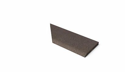 SCHELLEVIS ® OUD HOLL. ZWEMBADRAND HOEK RECHTS (100/60X40X5 CM) TAUPE