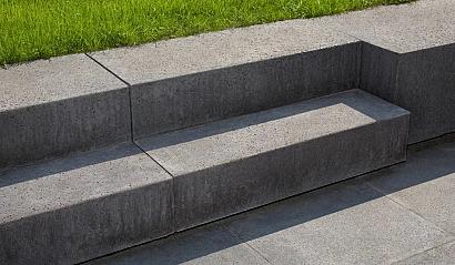 SCHELLEVIS ® OUD HOLL. TRAPTREDE 200X37X15 CM ANTRACIET