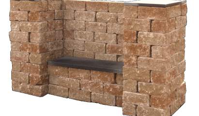 COMBIWALL UNO 30X15X12CM MONT BLANC