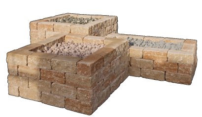 COMBIWALL UNO 30X15X12CM MONT BLANC