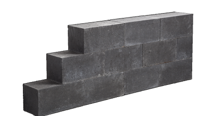*HF* LINEA BLOCK BLACK 15X15X30CM