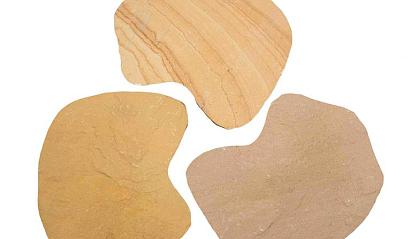 Flagstone per stuk, Golden Leaf, breukruw ca. 5 stuks per m2