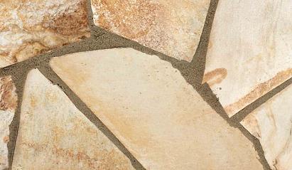 Flagstones Florida Yellow, ca 2-4 cm dik 4-8 stuks per m2