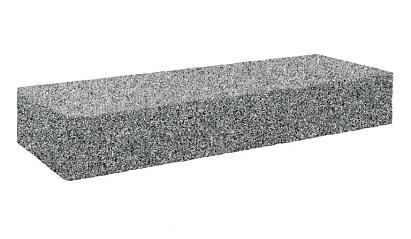 Bloktrede Tibet Dark Grey G654 100x35x15 cm rondom gezaagd en gevlamd, met facet