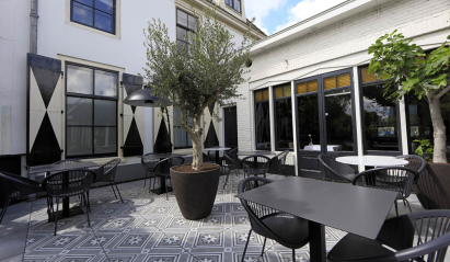 GeoCeramica® 60x60x4 Concreet Flower dec