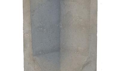 L-Hoeksteen Grijs 80x40x40cm