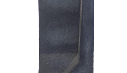 L-Hoeksteen Zwart 80x40x40cm
