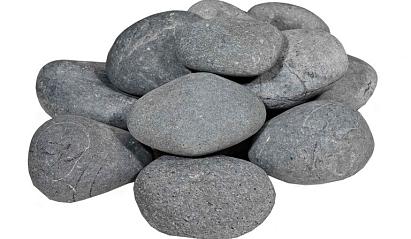 Beach Pebbles antracite 3-6 cm Pallet (20kg zak)