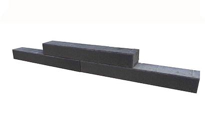 Patioblok Antraciet 60x12x10cm strak