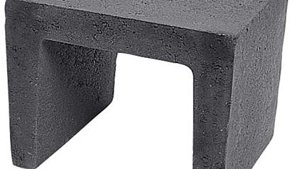 Mini-U-Element Zwart 30x40x30 cm