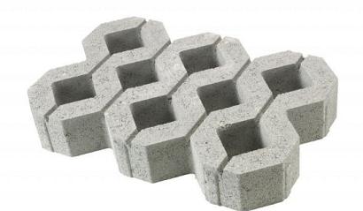 GRAS 60x40x12 vlak RDK grijs BK15