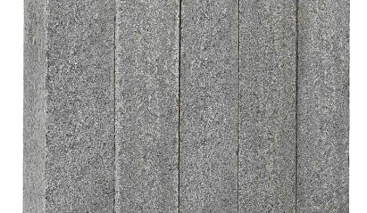 Palissade Suprema Tibet Dark Grey G654 50x12x12 cm, rondom gezaagd en gevlamd, met facet