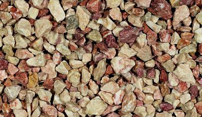 Tiroler rood split 8-16 mm Pallet (20kg zak)