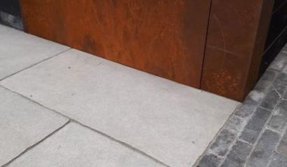 Stapelblok afdek 15x200x5/43 cm Corten