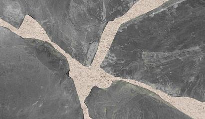 Flagstones Ultra black, ca. 3-4 cm dik 3-5 stuks per m2