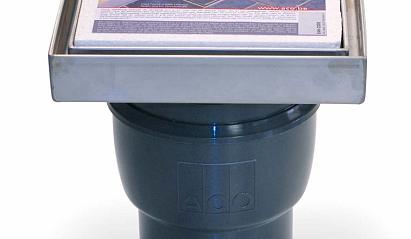 BlueStone put RVS opzet +onderuitlaat