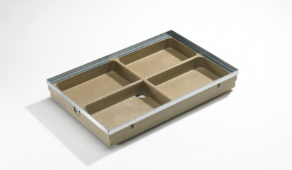 Schoonloperonderbak polymeer 100x50x8cm